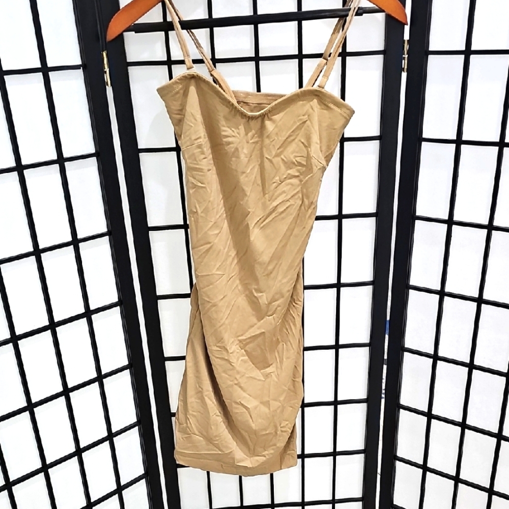 Love Your Assets Beige Dress